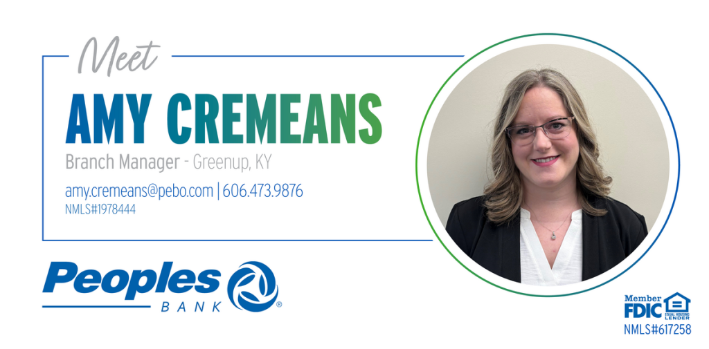 Meet Amy Cremeans – the new Branch Manager of Greenup, Kentucky!